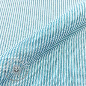 Tessuto decorativo DOBBY Colored stripe turquoise