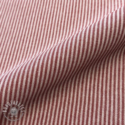 Tessuto decorativo DOBBY Colored stripe burgundy