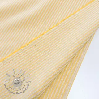 Tessuto decorativo DOBBY Colored stripe pastel yellow