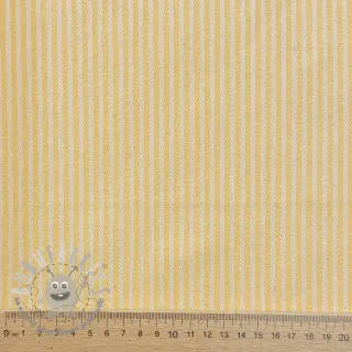 Tessuto decorativo DOBBY Colored stripe pastel yellow
