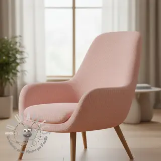 Tessuto decorativo DOBBY Colored stripe light pink