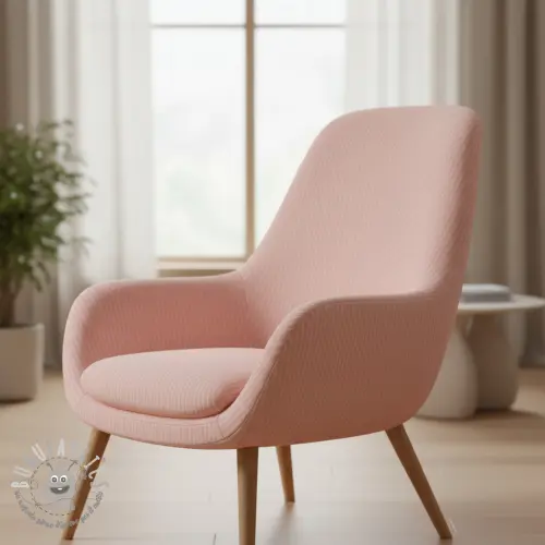 Tessuto decorativo DOBBY Colored stripe light pink