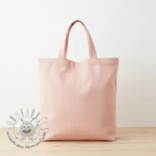 Tessuto decorativo DOBBY Colored stripe light pink