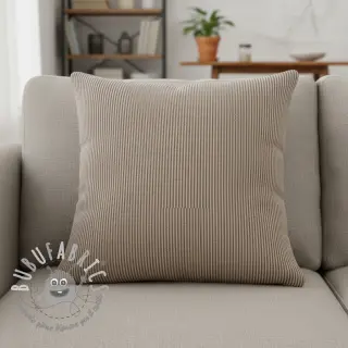 Tessuto decorativo DOBBY Colored stripe coffee