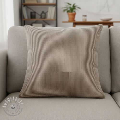 Tessuto decorativo DOBBY Colored stripe coffee