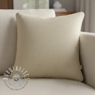 Tessuto decorativo DOBBY Colored stripe sand
