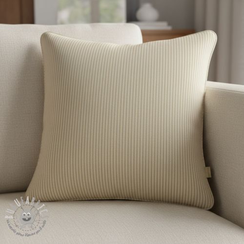 Tessuto decorativo DOBBY Colored stripe sand