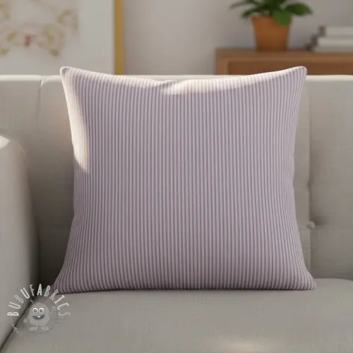Tessuto decorativo DOBBY Colored stripe lavender