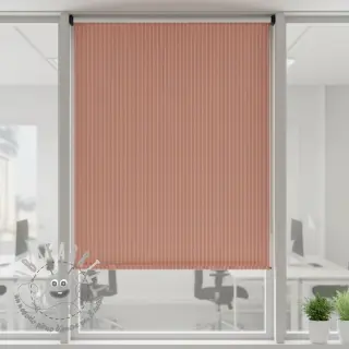 Tessuto decorativo DOBBY Colored stripe coral