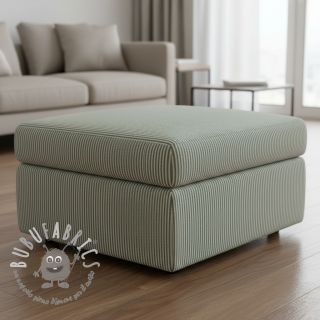 Tessuto decorativo DOBBY Colored stripe bottle green