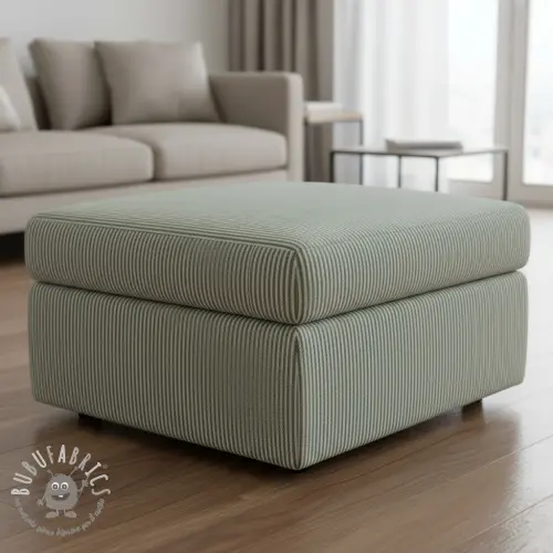 Tessuto decorativo DOBBY Colored stripe bottle green
