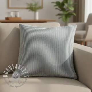 Tessuto decorativo DOBBY Colored stripe blue