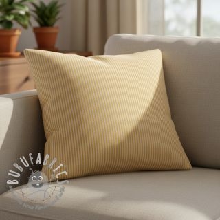 Tessuto decorativo DOBBY Colored stripe ochre