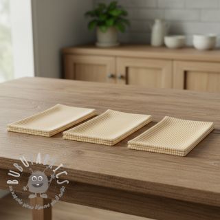 Tessuto decorativo DOBBY Colored stripe ochre