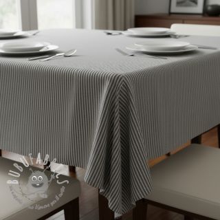 Tessuto decorativo DOBBY Colored stripe graphite