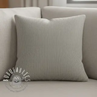 Tessuto decorativo DOBBY Colored stripe graphite