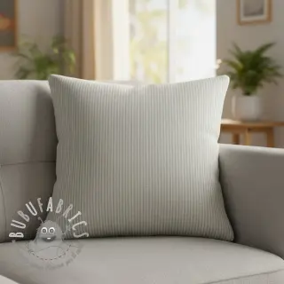 Tessuto decorativo DOBBY Colored stripe light grey