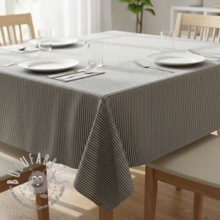 Tessuto decorativo DOBBY Colored stripe black