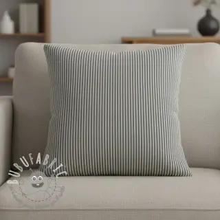 Tessuto decorativo DOBBY Colored stripe black