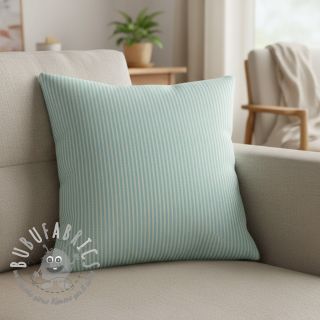 Tessuto decorativo DOBBY Colored stripe mint