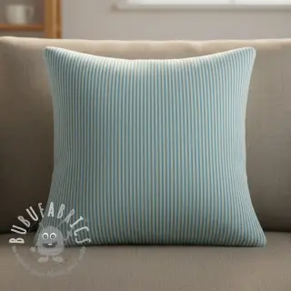 Tessuto decorativo DOBBY Colored stripe turquoise