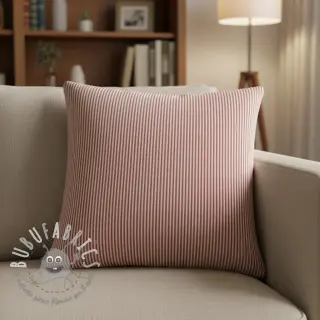Tessuto decorativo DOBBY Colored stripe burgundy