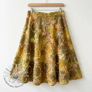 Tessuto di cotone TIE DYE EMBROIDERY Eva tape design E