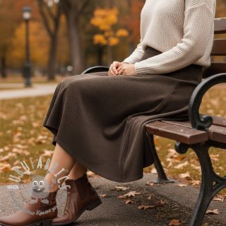 Cord a coste dark brown