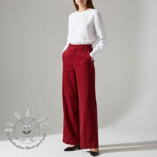 Cord a coste dark cerise