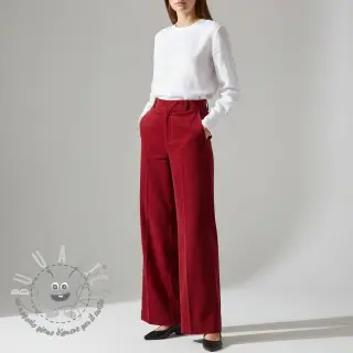 Cord a coste dark cerise