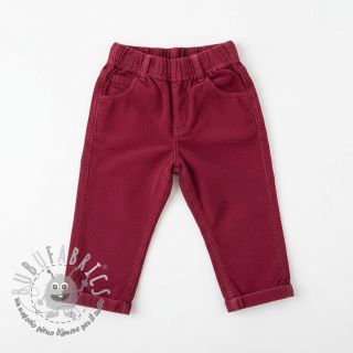 Cord a coste dark cerise