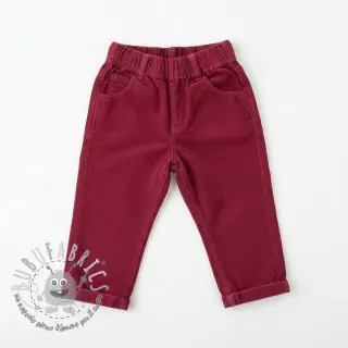 Cord a coste dark cerise