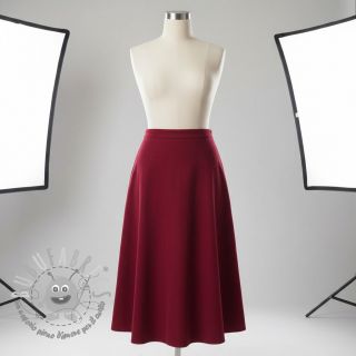 Cord a coste dark cerise