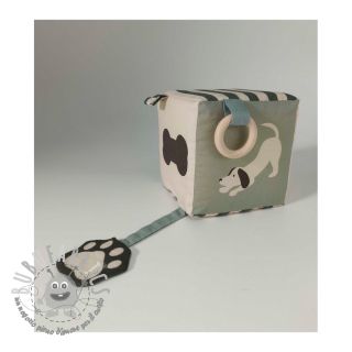 Tessuto di cotone Dog PANEL digital print