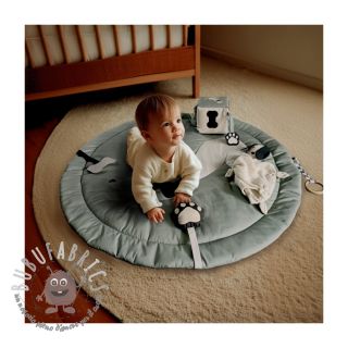 Tessuto di cotone Dog PANEL digital print