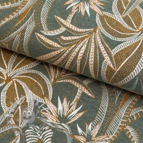 Tessuto decorativo jacquard Moranto allover kaki