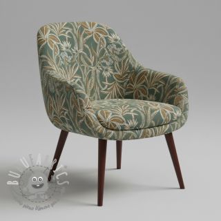 Tessuto decorativo jacquard Moranto allover kaki