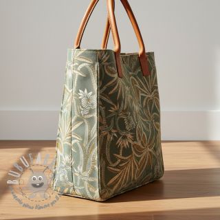 Tessuto decorativo jacquard Moranto allover kaki