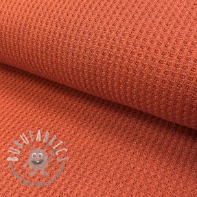 Tessuti per maglioni WAFFLE BIG KNIT rust