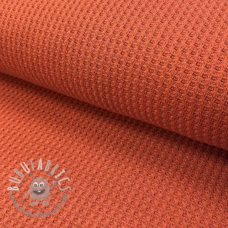 Tessuti per maglioni WAFFLE BIG KNIT rust