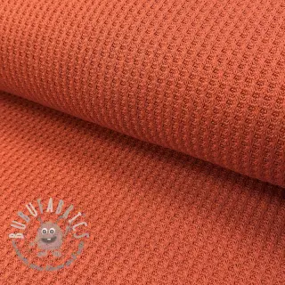 Tessuti per maglioni WAFFLE BIG KNIT rust
