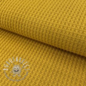 Tessuti per maglioni WAFFLE BIG KNIT ochre