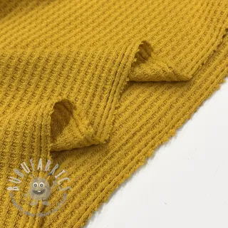 Tessuti per maglioni WAFFLE BIG KNIT ochre