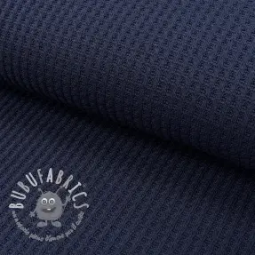 Tessuti per maglioni WAFFLE BIG KNIT navy