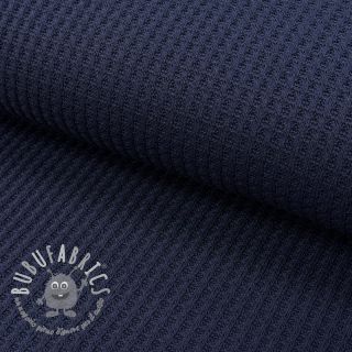 Tessuti per maglioni WAFFLE BIG KNIT navy