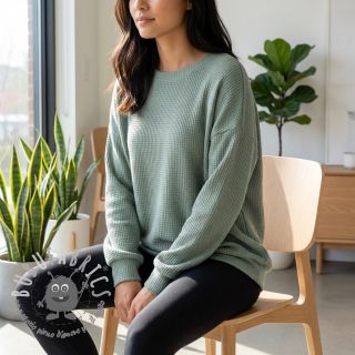 Maglia Angora honey ocean green