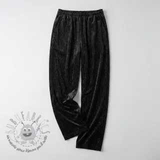 Velluto VELVET LUREX Stripe black