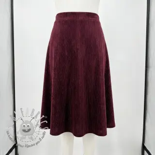 Velluto VELVET LUREX Stripe bordeaux