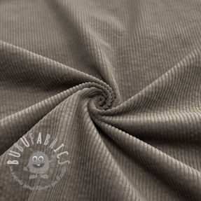 Velluto a coste 6W WASHED STRETCH stone