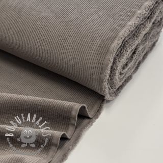 Velluto a coste 6W WASHED STRETCH stone